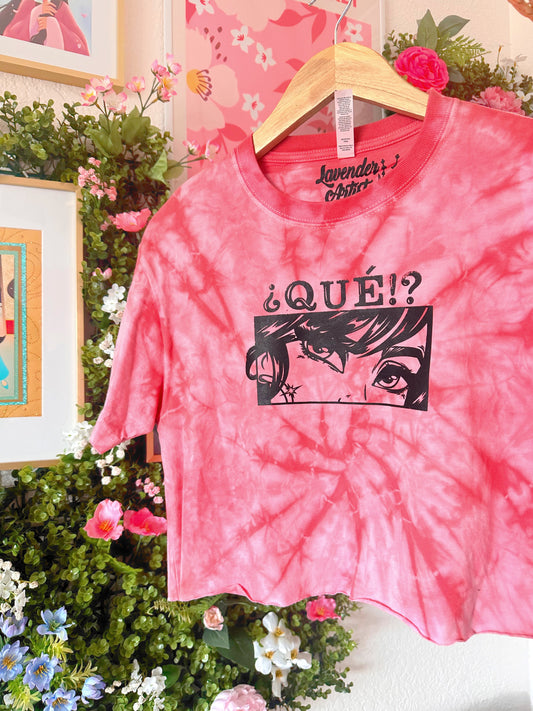 Que?! TyeDye Crop