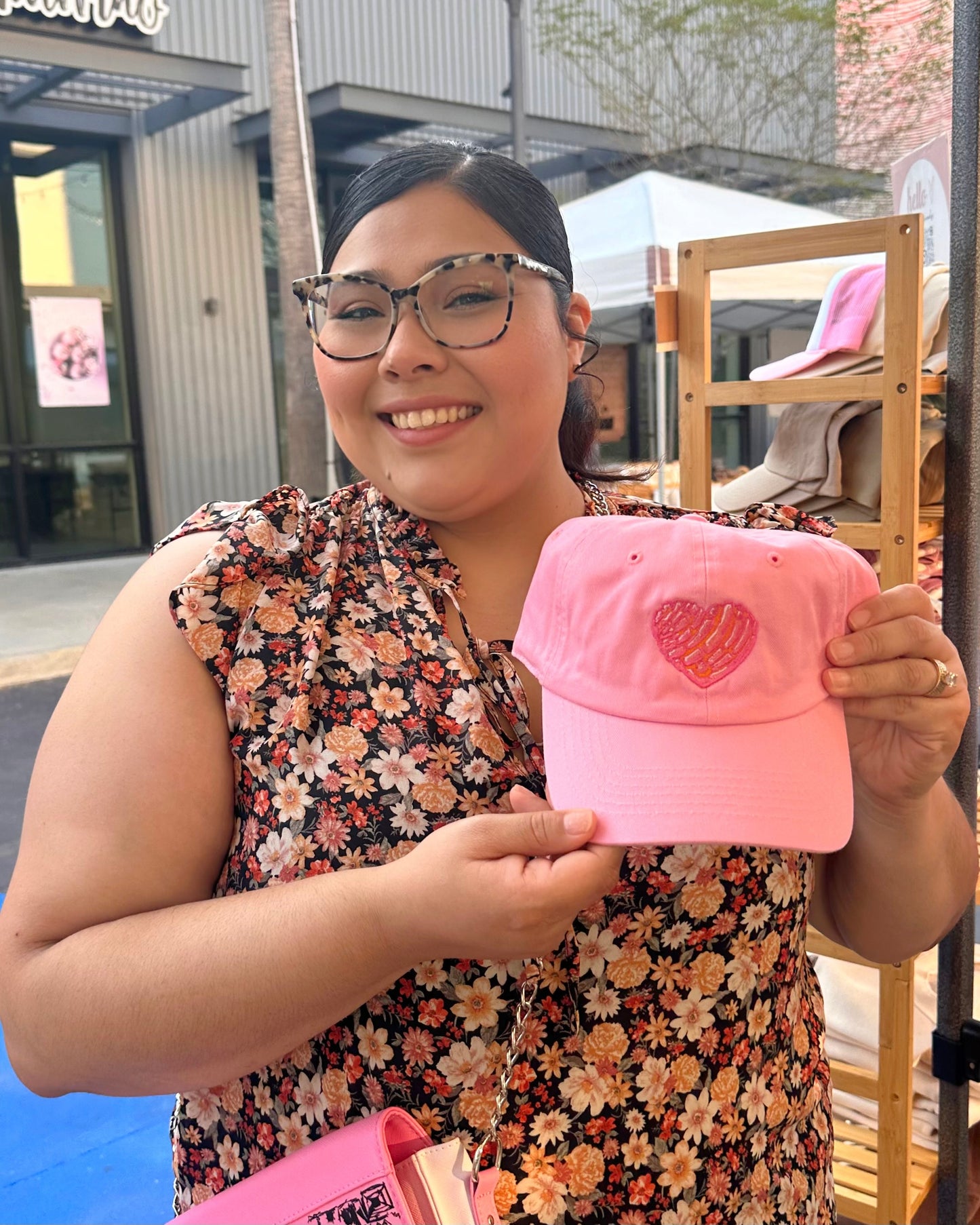 Pink Pan Dulce Hat