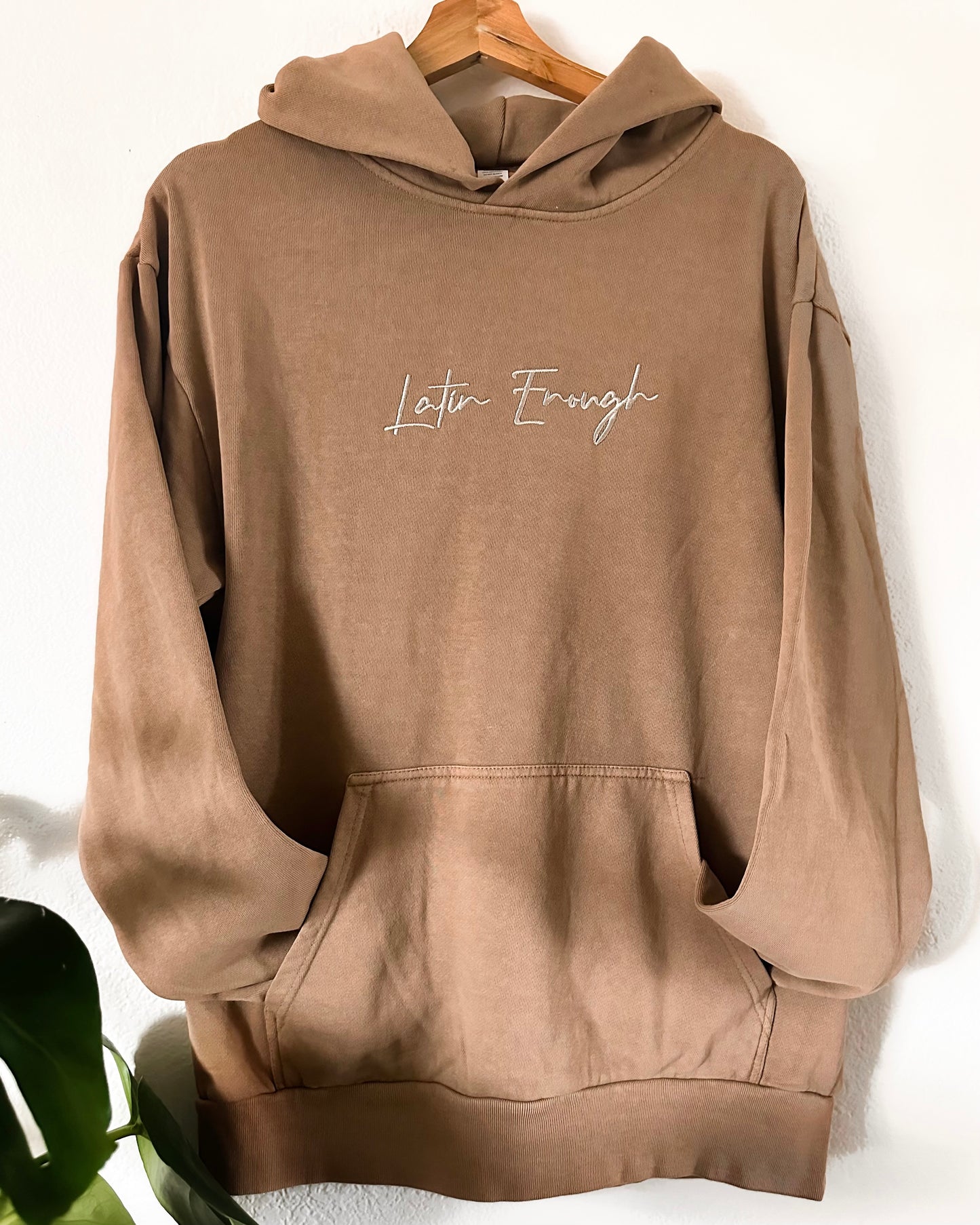 Latin Enough -Embroidered Hoodie