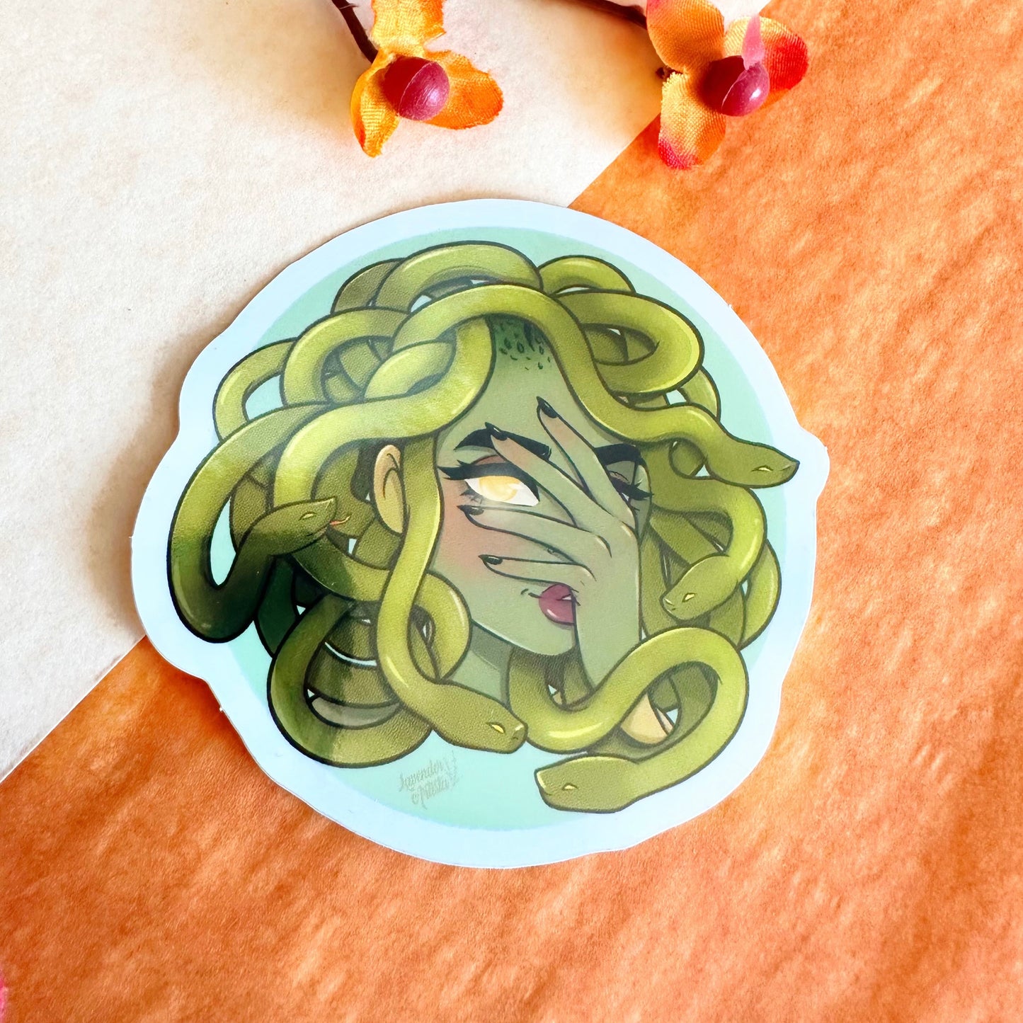 Medusa - Mirror Sticker