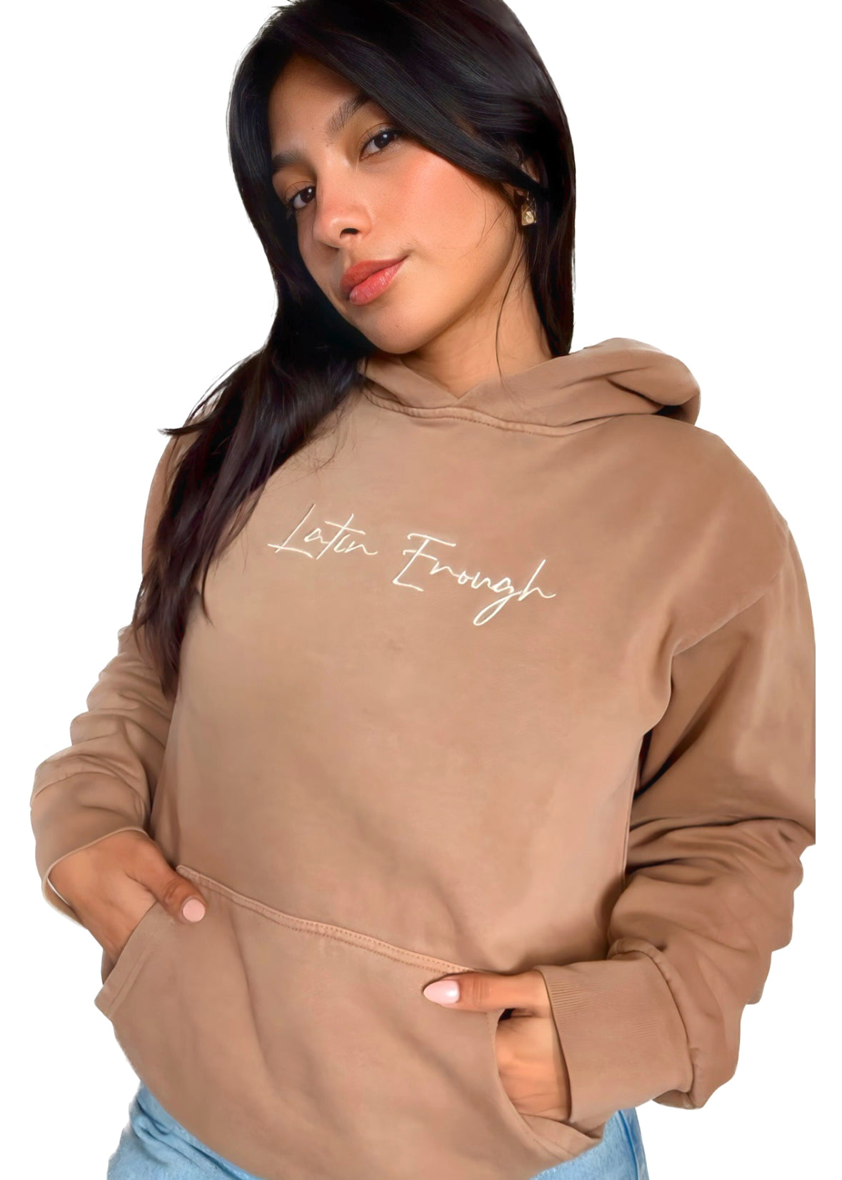 Latin Enough -Embroidered Hoodie