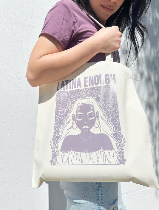 Latina Enough Print Tote