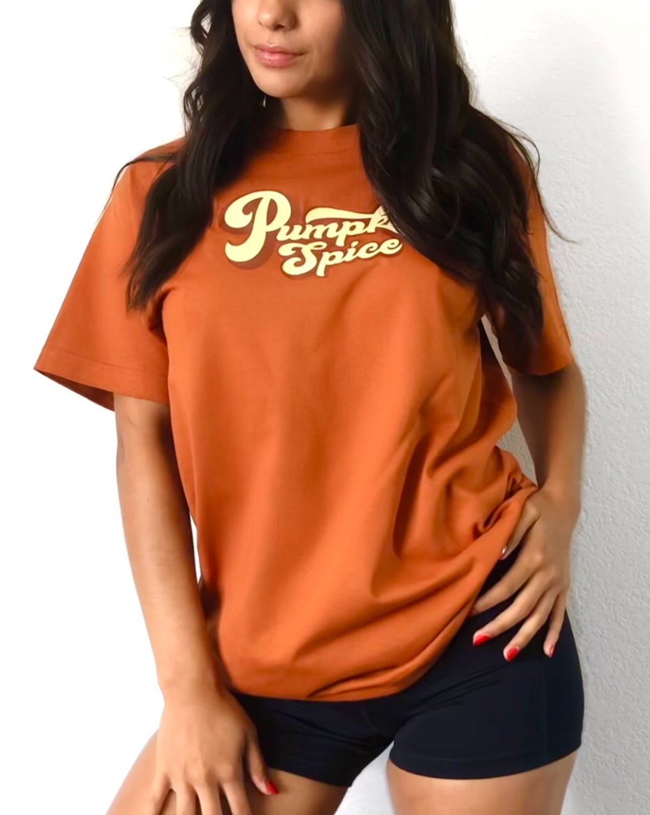 Camiseta con sabor a calabaza y especias