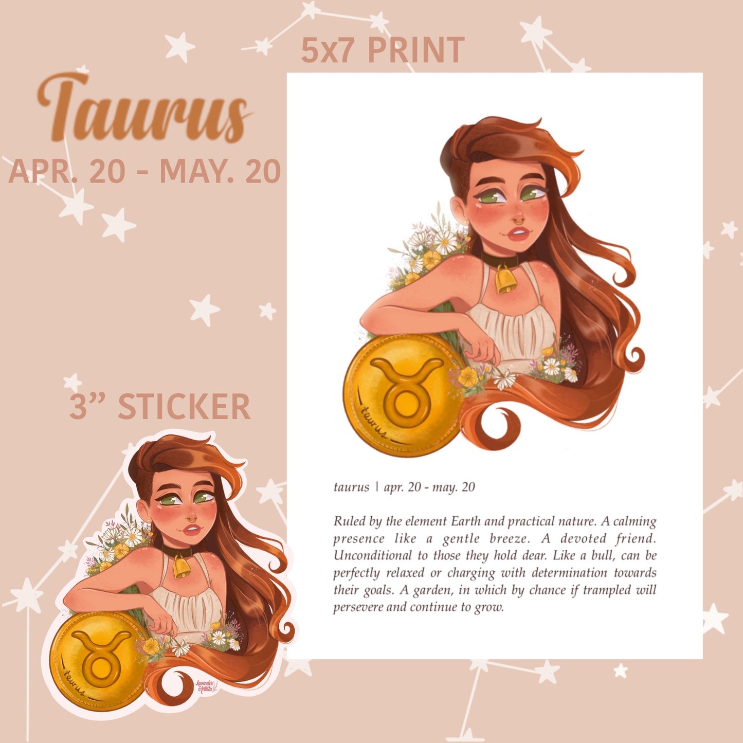 Taurus Sticker
