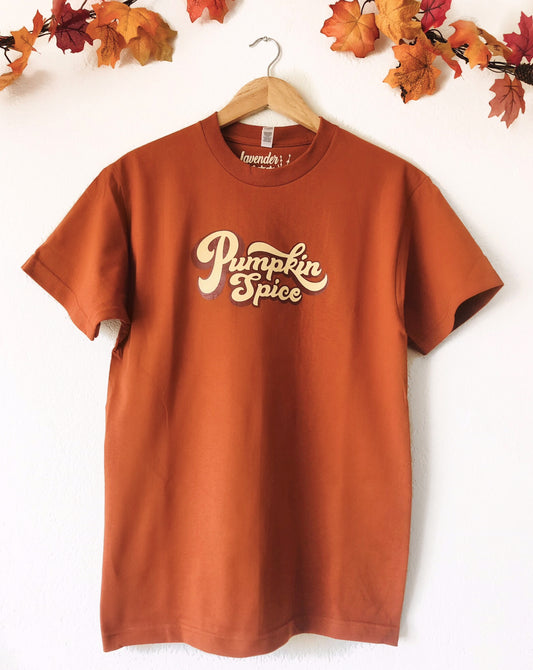 Camiseta con sabor a calabaza y especias