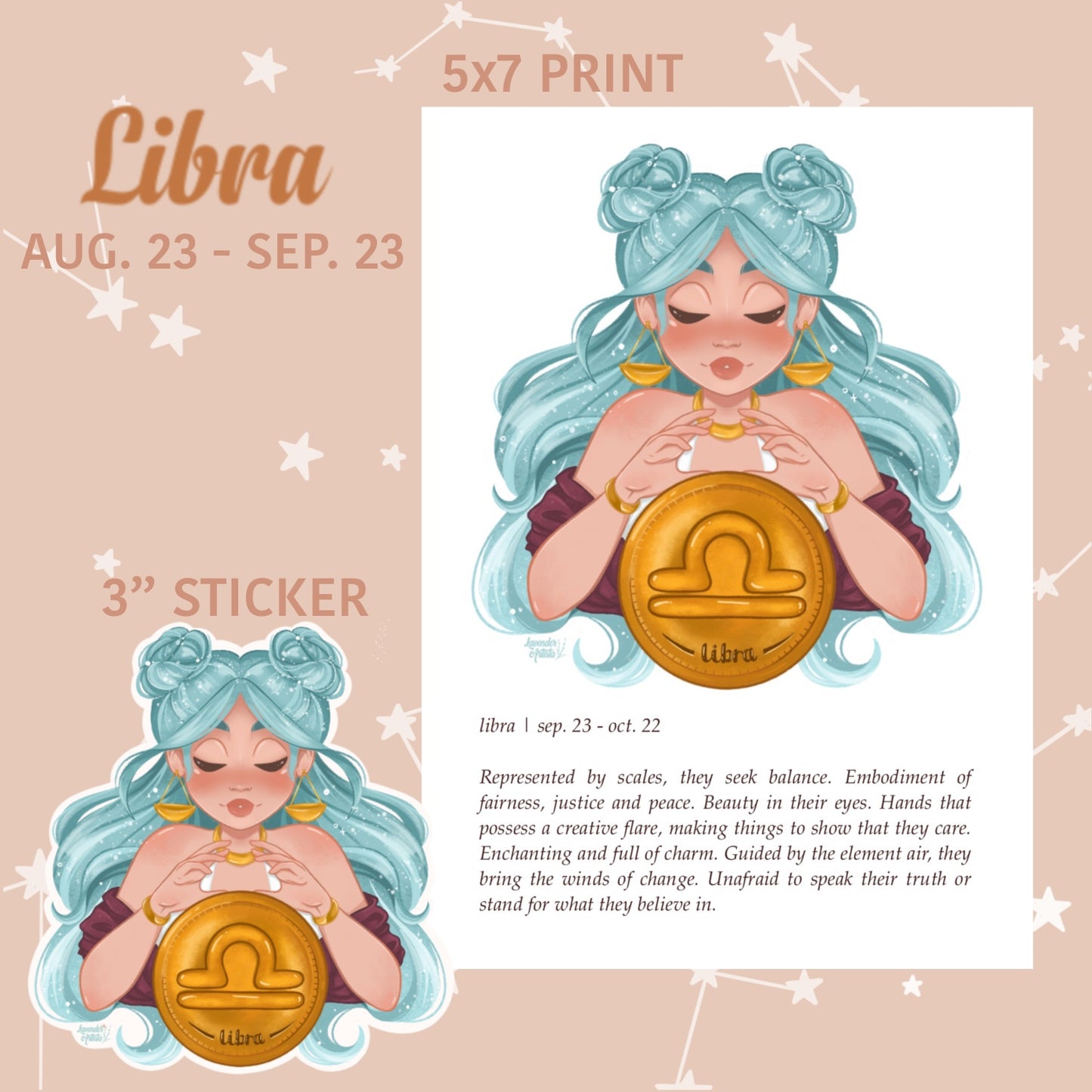 Libra Sticker