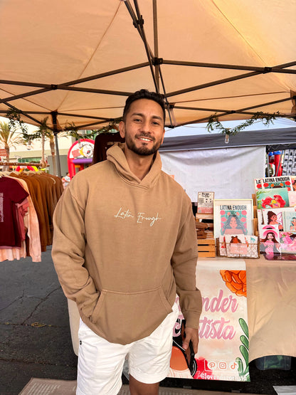 Suficiente latín - Sudadera con capucha bordada