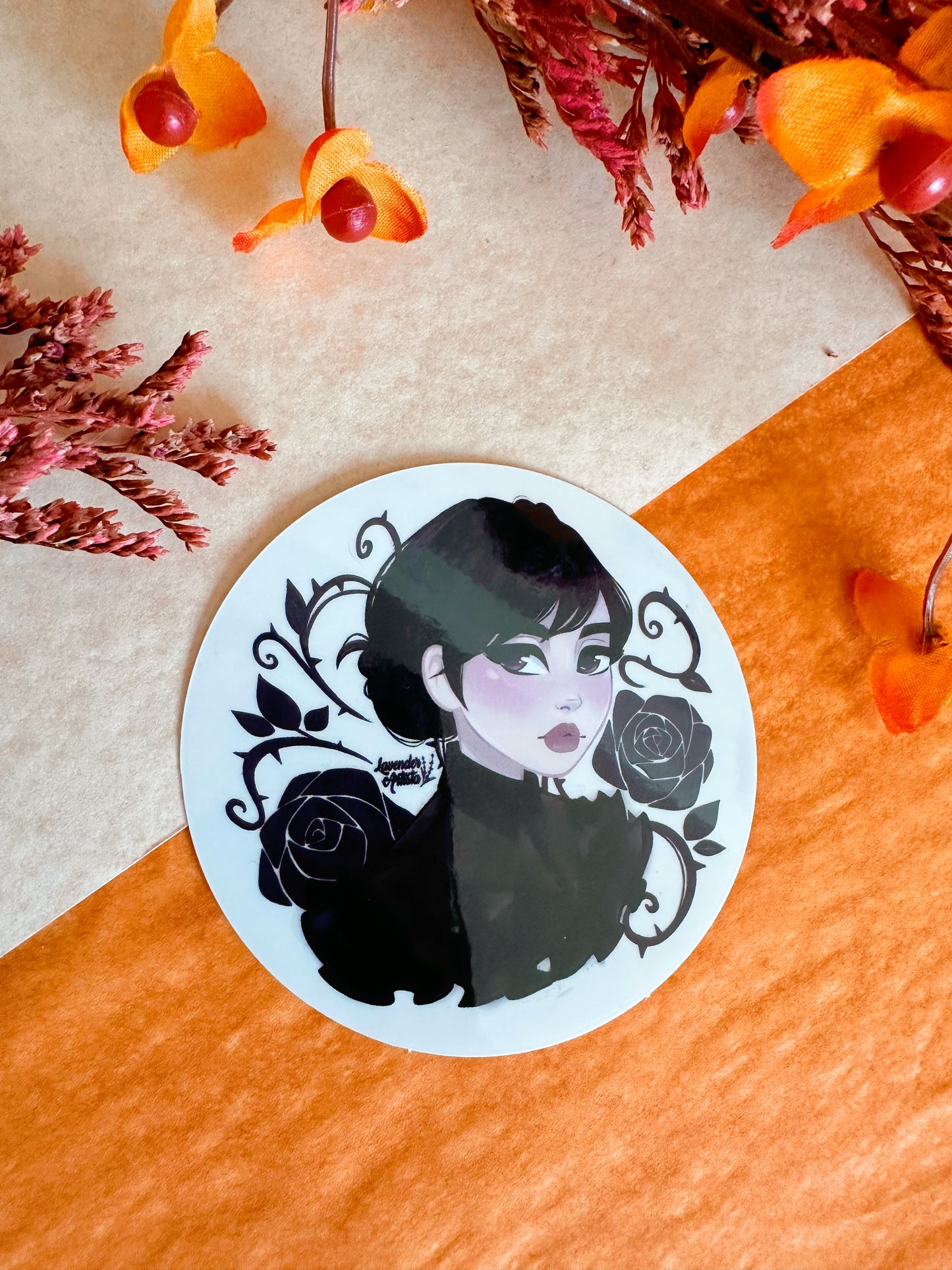 Wednesday- Clear Sticker