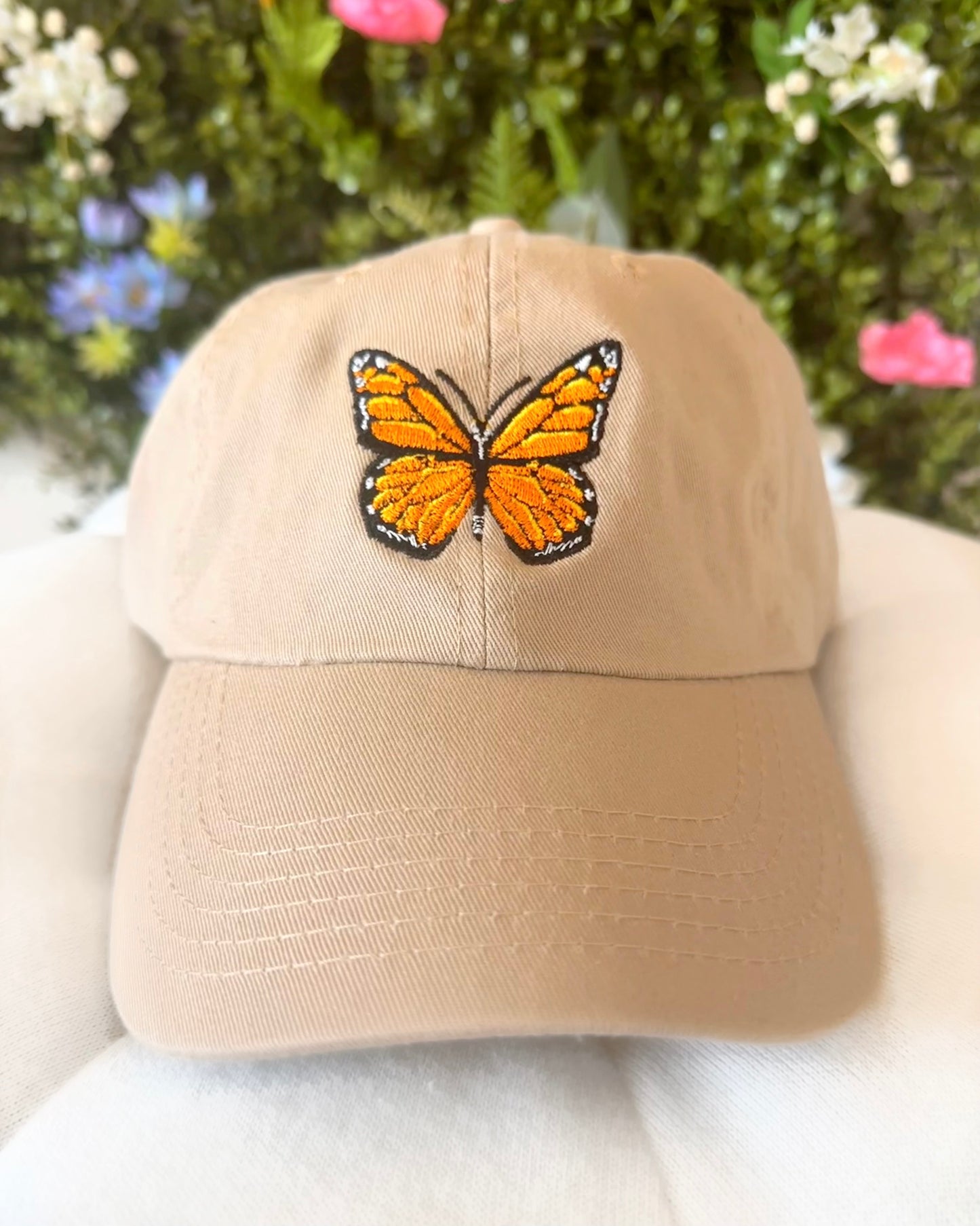 Butterfly Tan Hat