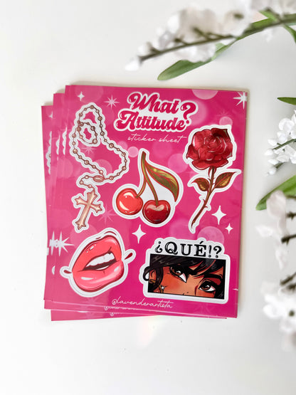 What Attitude? -Sticker Sheet