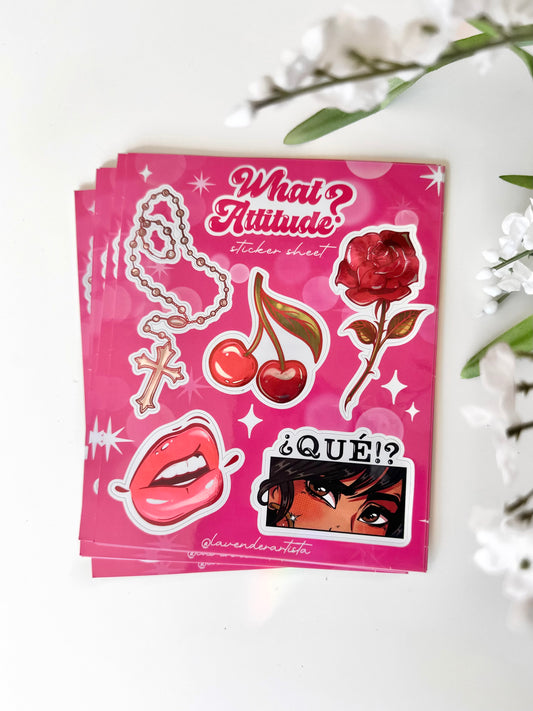What Attitude? -Sticker Sheet