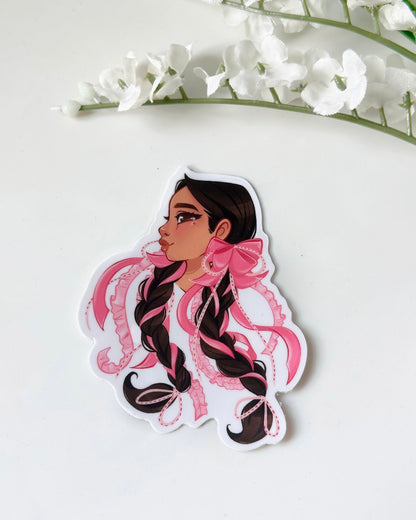 Pink Ribbons Sticker