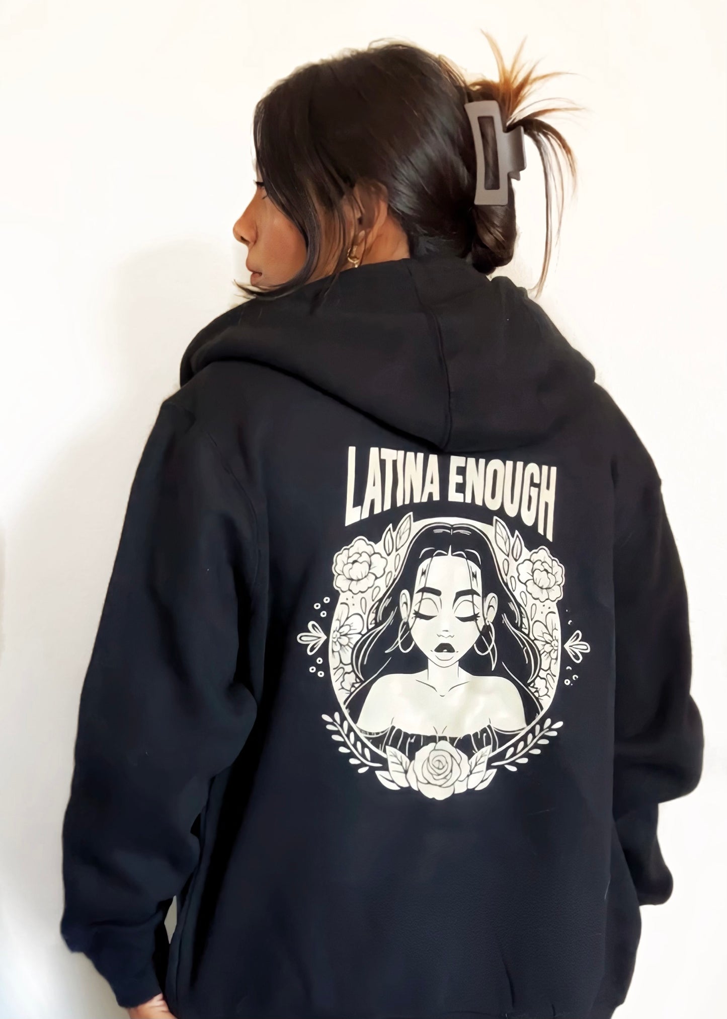 Latina Enough Zip-Up Hoodie
