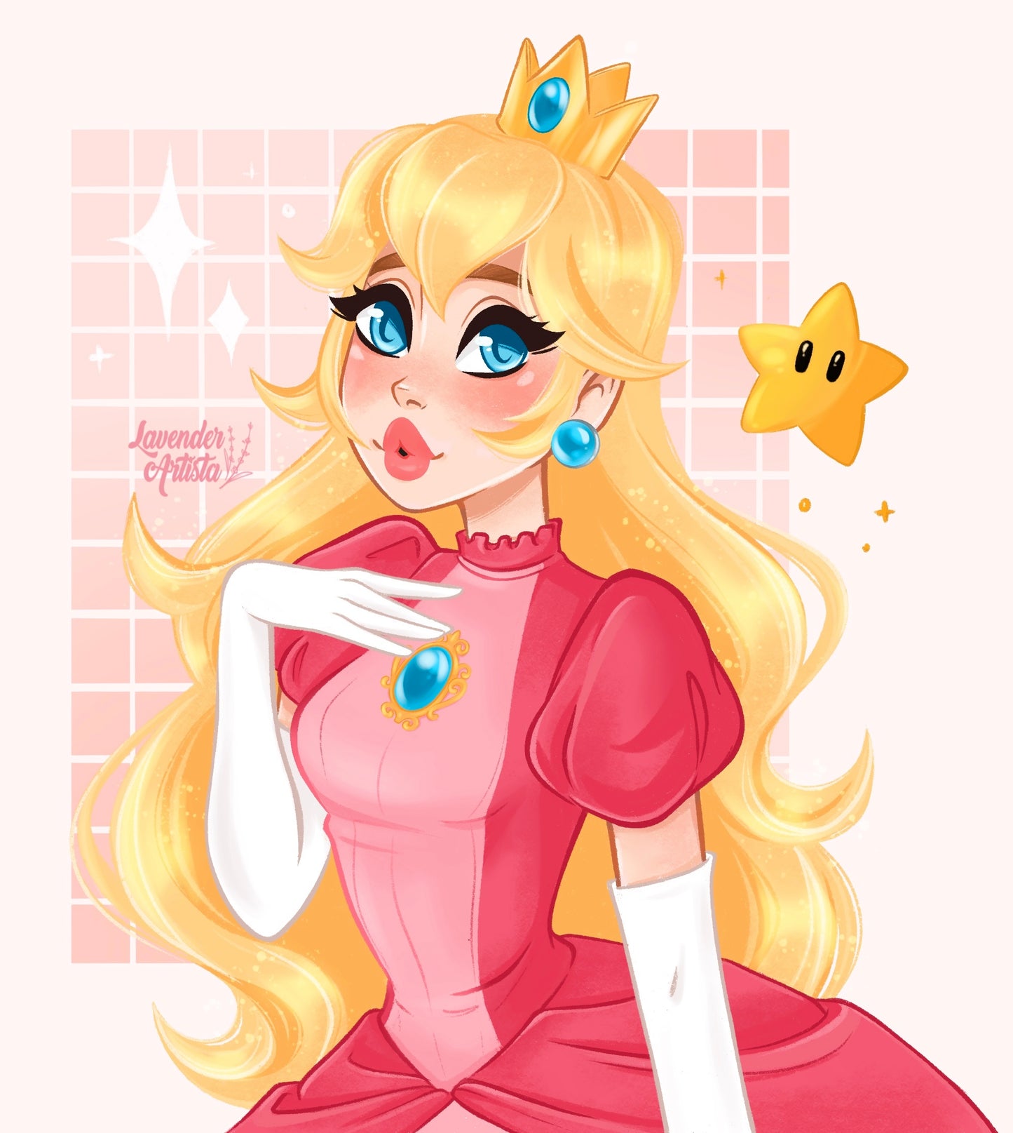 Princess Peach Print