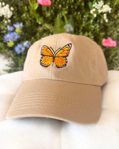 Butterfly Tan Hat