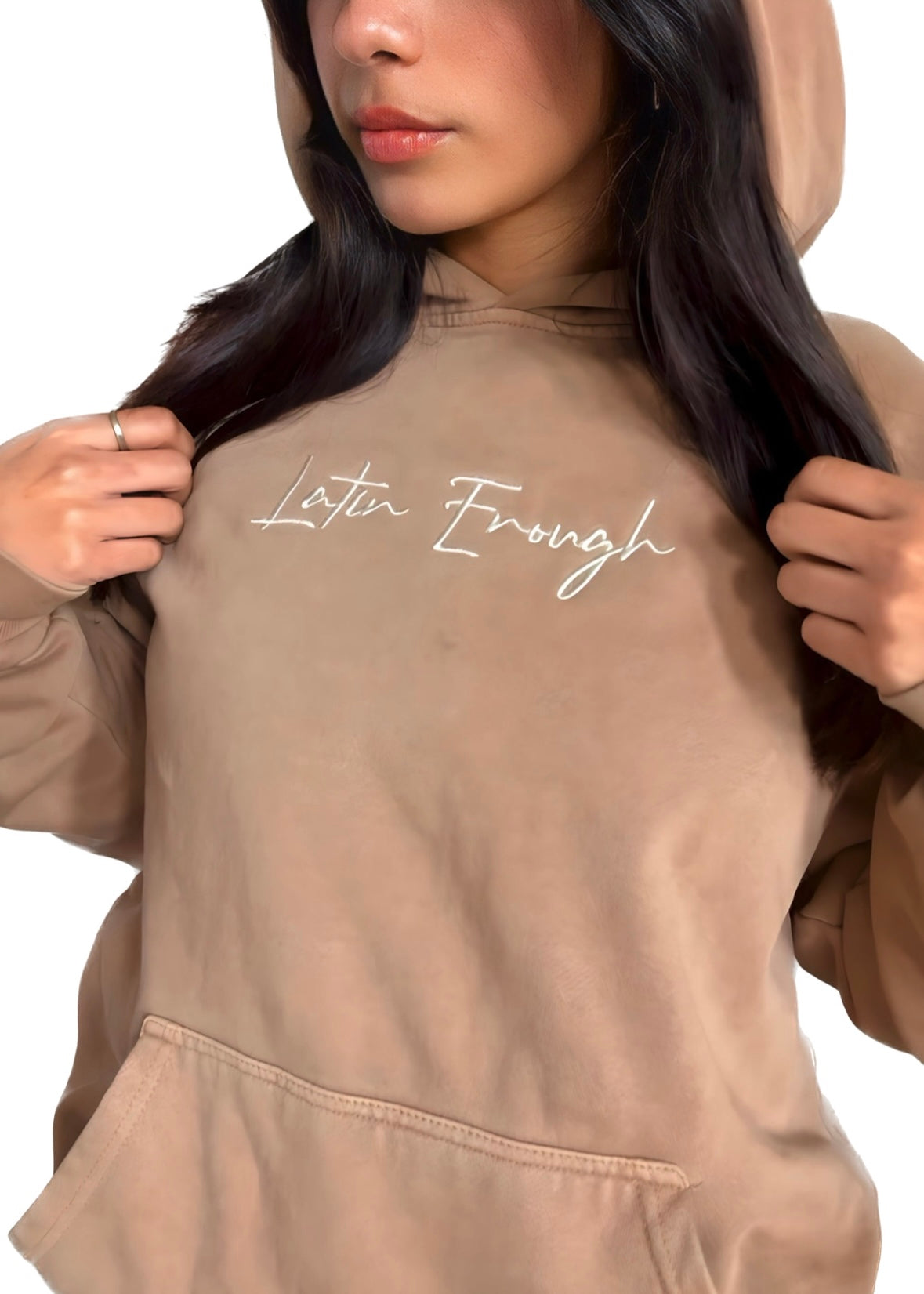 Latin Enough -Embroidered Hoodie