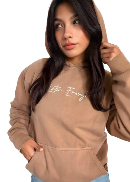 Latin Enough -Embroidered Hoodie