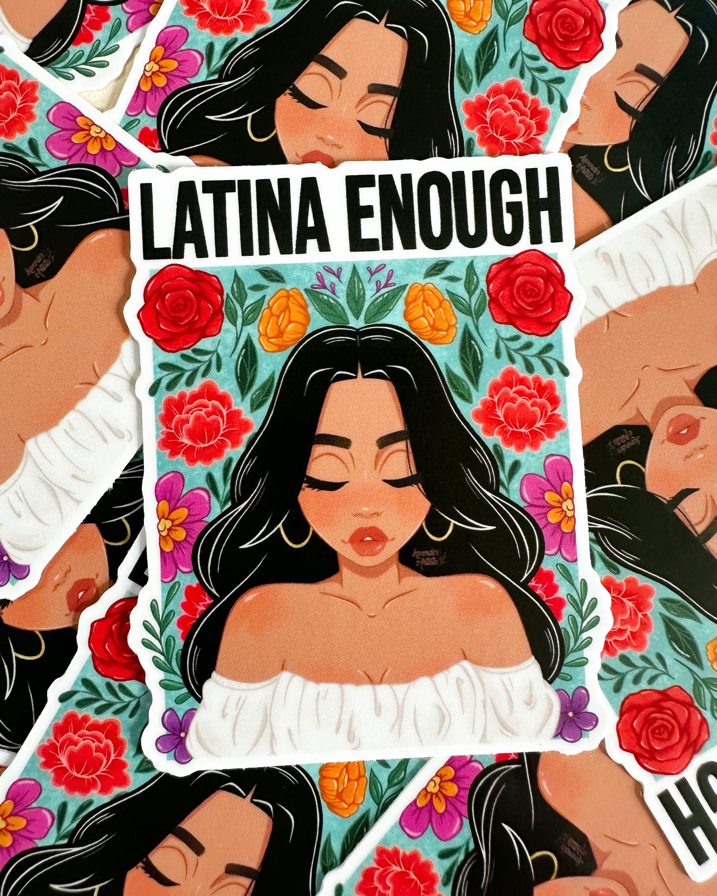 Latina Enough Sticker
