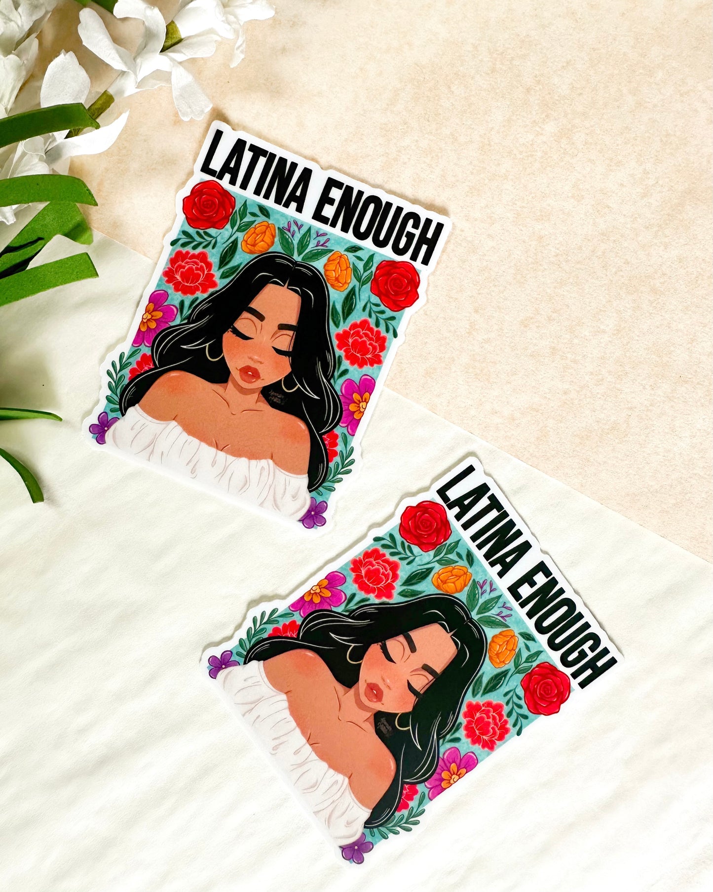 Latina Enough Sticker